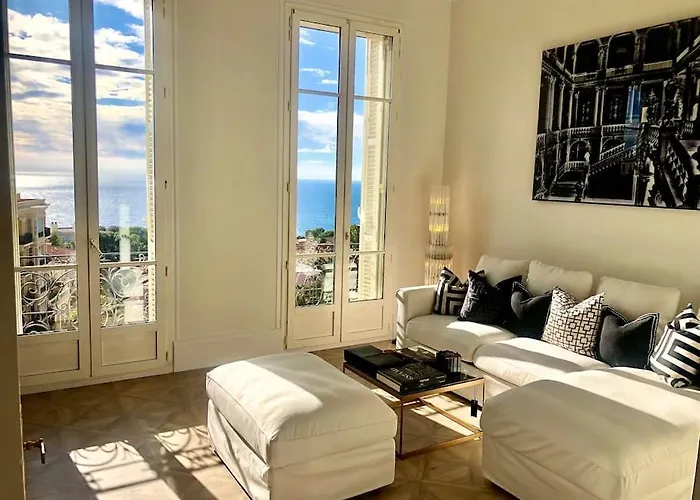 Cap D\'Ail Villa Belle Epoque 5\'From Monaco Luxury Penthouse